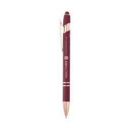 Bullet Nanna ballpoint pen with rose gold finish, blue ink