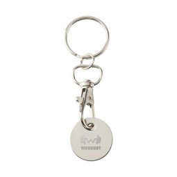 Bullet Rory keyring with shopping cart coin