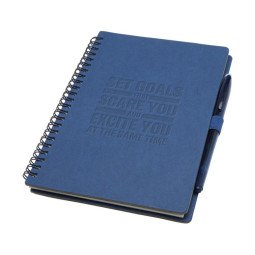 Bullet Slate reusable hardcover notebook and pen set, black ink