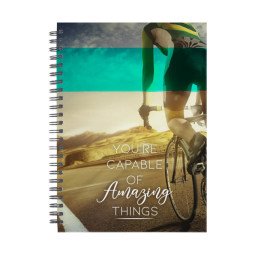 Desk-Mate® A5 hardcover undated planner