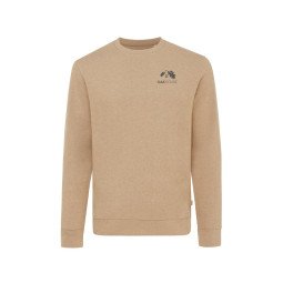 iqoniq Denali recycled cotton crewneck sweatershirt undyed