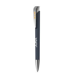 Klio Jona stylo à bille softgrip/ice, pointe métallique et clip