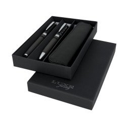 Luxe Carbon stylo à  bille boîte cadeau, encre noire