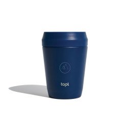 Topl 236ml Reisebecher aus recyceltem Stahl mit 360-Grad-Deckel