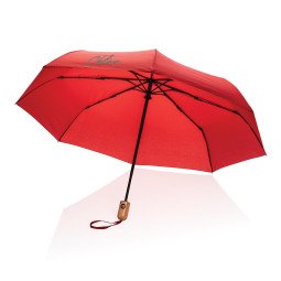 XD Collection 21" RPET Bambus automatischer Regenschirm
