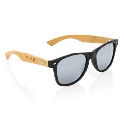 XD Collection Bamboo and RCS recycled plastic sunglasses