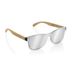 XD Collection Prism RCS recycled plastic sunglasses with bamboo frame