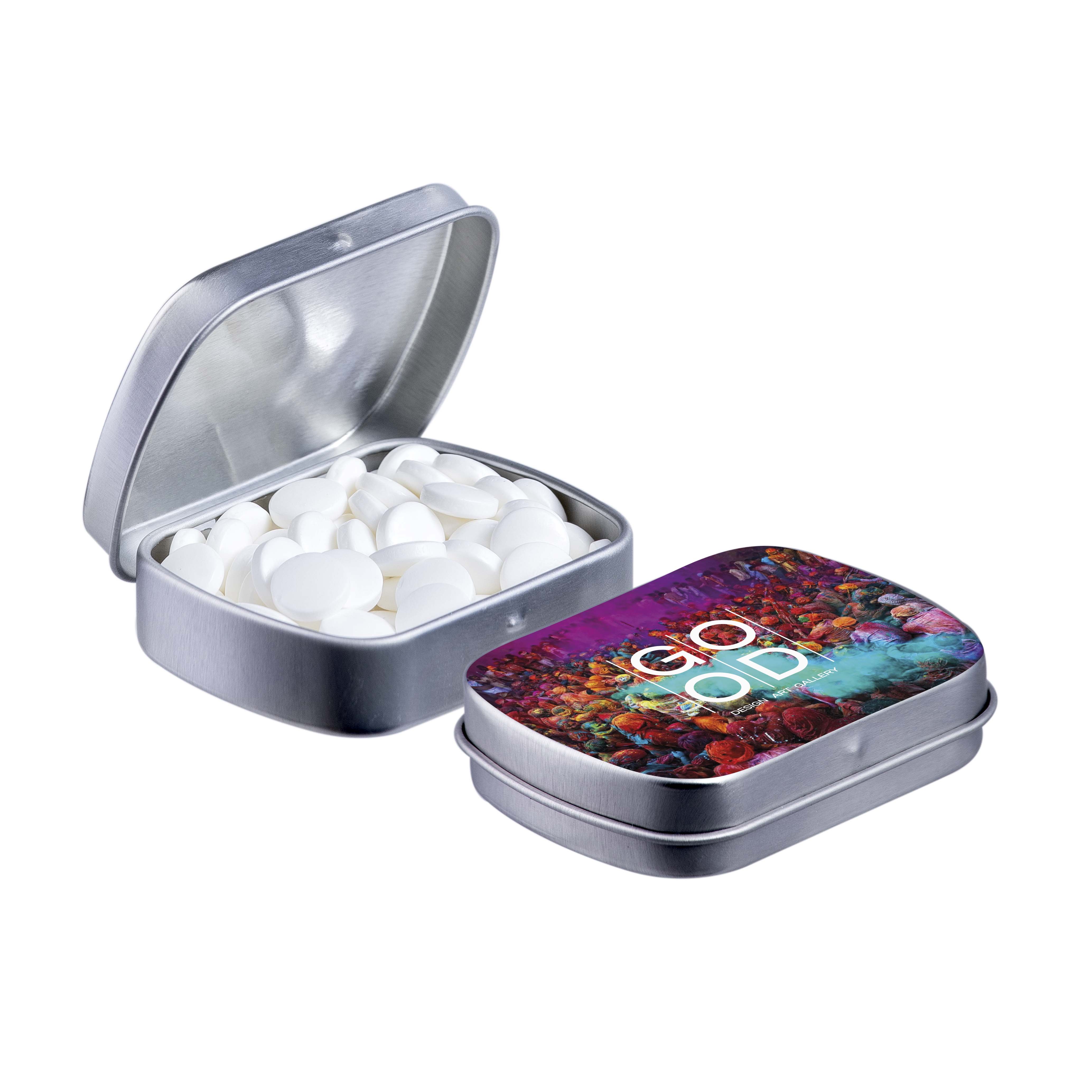 Sweets & More mini hinged tin | PrintSimple